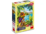 Parrot In The Jungle  - Puzzle Neon
