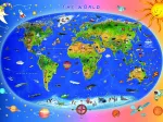 World Map for Kids