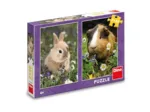 2 Puzzles - Bunny And Guinea Pig