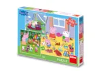 3 Puzzles - Peppa Pig in den Ferien