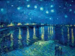 Vincent Van Gogh - Starry Night over the Rhône, 1888