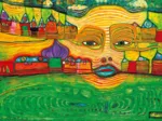 Hundertwasser - Irinaland over the Balkans, 1969
