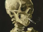 Vincent Van Gogh - Head of a Skeleton with a Burning Cigarette, 1886