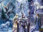 Anne Stokes - Winter Fantasy
