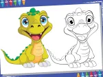 XXL Pieces - Color Me - Dinosaure