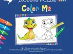 XXL Pieces - Color Me - Dinosaure
