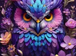 Flowers & Owl