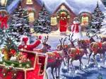 Santa And Sleigh