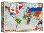 XXL Pieces - GeoPuzzles - Flags of the World