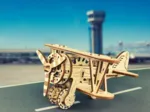 3D Wooden Jigsaw Puzzle - Biplane