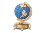 3D Wooden Jigsaw Puzzle - Blue Globe