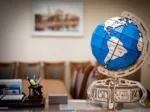 3D Wooden Jigsaw Puzzle - Blue Globe