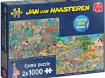 2 Puzzles - Jan Van Haasteren - The Music Shop / Holiday Jitters