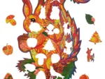 Wooden Jigsaw Puzzle - The Fluffy Squirrel