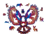Wooden Puzzle - The Sumptuous Owl