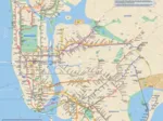 New York Subway Map Mini