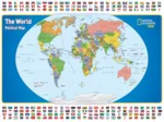 XXL Pieces - National Geographic - The World Kids Map