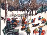 XXL Pieces - The New Yorker - Sledding in the Park