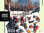 XXL Pieces - The New Yorker - Sledding in the Park