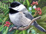 XXL Pieces - Black-capped Chickadee