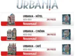3D Puzzle - Urbania Collection - Café, Cinema, Hotel