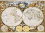 Wooden Jigsaw Puzzle - Ancient World Map