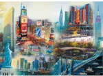 Wooden Jigsaw Puzzle - New York - Collage