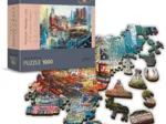 Wooden Jigsaw Puzzle - New York - Collage