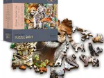Wooden Jigsaw Puzzle - Wild Cats in the Jungle
