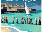 Mini Puzzle 96 Pieces - Capitaine ILLE-ET-VILAINE - Saint-Malo