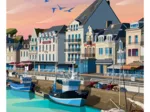 Mini Puzzle 96 Pieces - Le POULIGUEN Sous les Embruns - Le Port