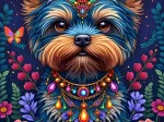 Dog in Flowerland