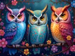 Owls and Enchanted Night