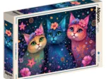 Trio of Dreaming Cats