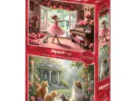 2 Puzzles - Little Ballerina and Romantic Garden