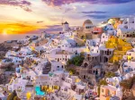 Sunset over Santorini