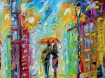 Rainy Romance in the City