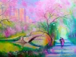 A Walk In A City Park