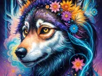 Magical Wolf Portrait