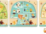 Peg Puzzle - Wooden - 3 in 1 - Tree House