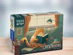Cat & Books