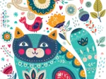 Cat & Birds