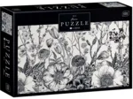 Monochrome Floral Poetry