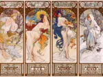 Art Collection - Mucha - The Seasons