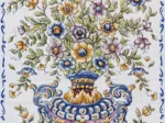 Art on Tiles - Floral Vase