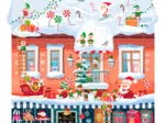 XXL Pieces - Puzzle Forme - Chrismas Toy Store