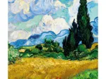 Wheat Field With Cypresses - Vincent Van Gogh