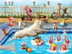 XXL Pieces - Crazy pool day by Lucia Heffer