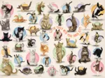 XXL Pieces - Familiy Puzzle: Yoga Kittens