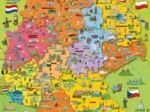 Map of Germany with Pictures